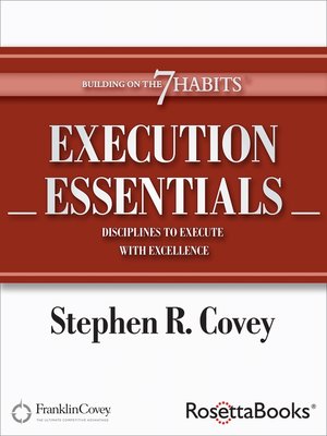 cover image of Execution Essentials
